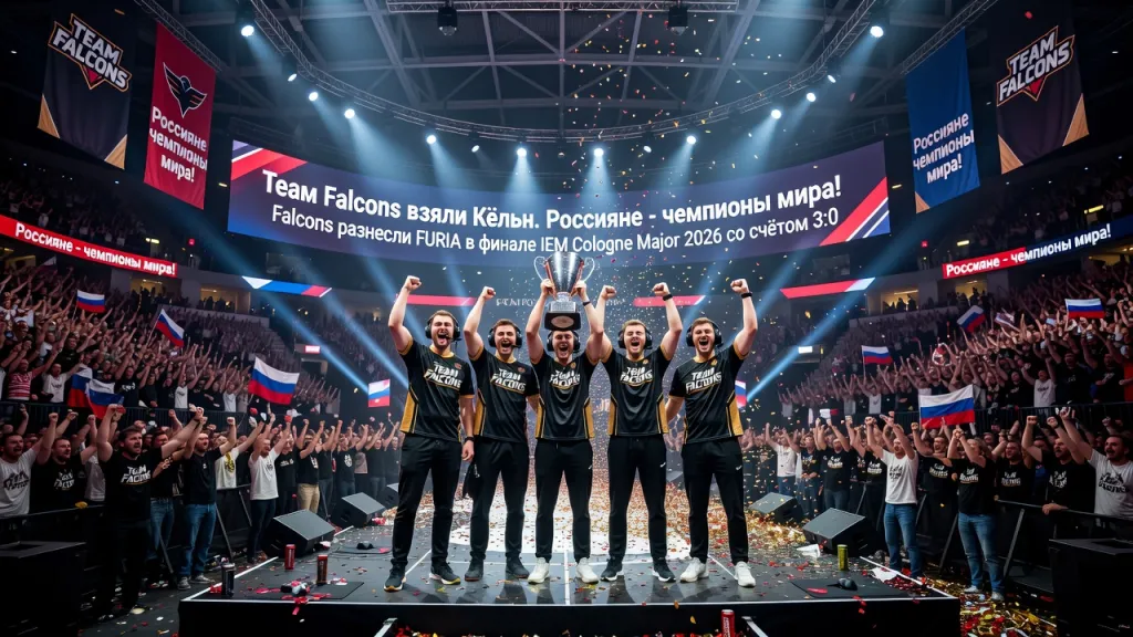 Team Falcons взяли Кёльн. Россияне - чемпионы мира!