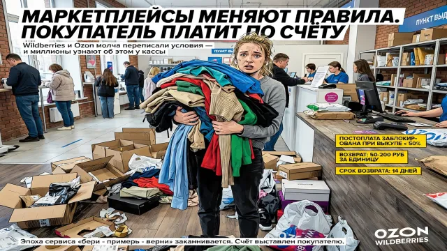 Маркетплейсы меняют правила. Покупатель платит по счёту